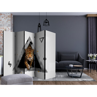 225cm W x 172cm H 5 - Panel  One Sided Room Divider Folding Room Divider