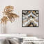 Motif abstrait géométrique de marbre gris I, impression d'art moderne sans cadre-991447950