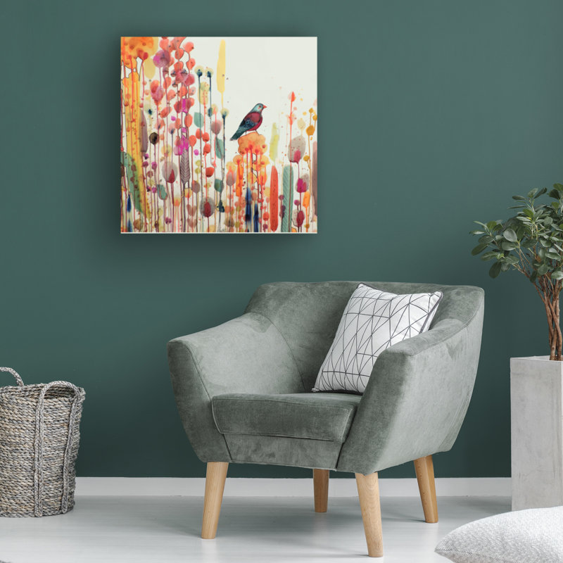 Art sur toile Sylvie Demers, H 18 po x l 18 po