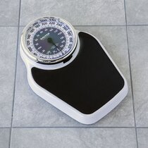 Taylor Digital Bathroom Scale Black Non Slip Mat 