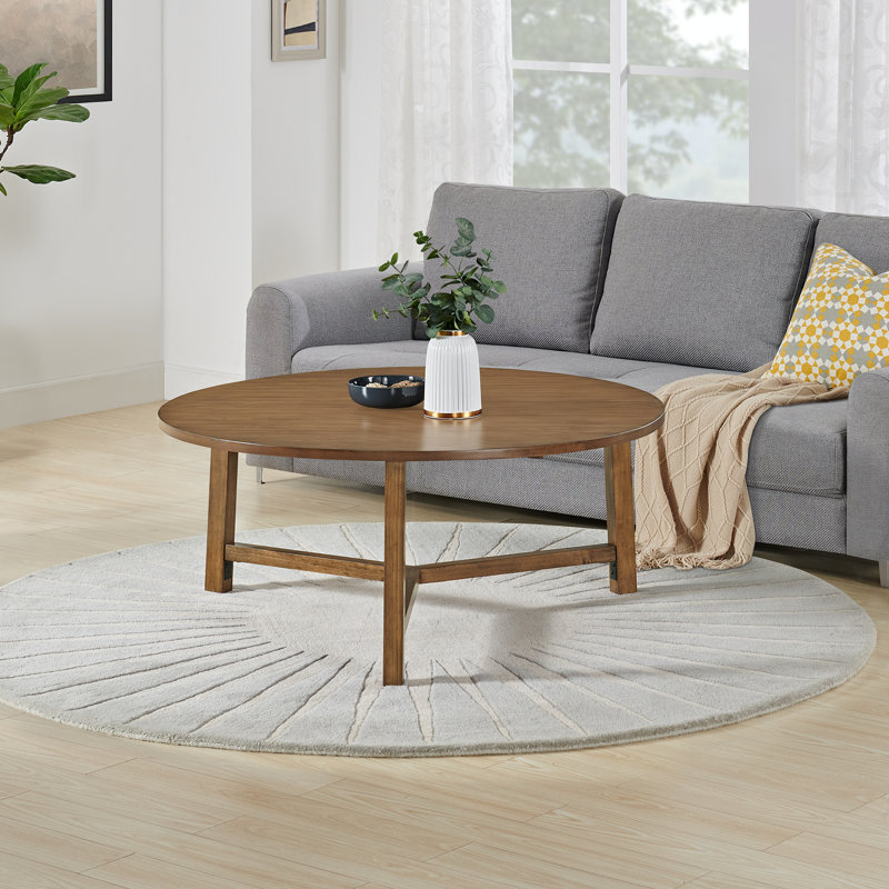 Newbury 44in Round Solid Wood Coffee Table