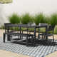 Armando 64'' Rectangular 6 - Person Outdoor Dining Set