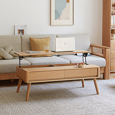 Table basse à plateau relevable