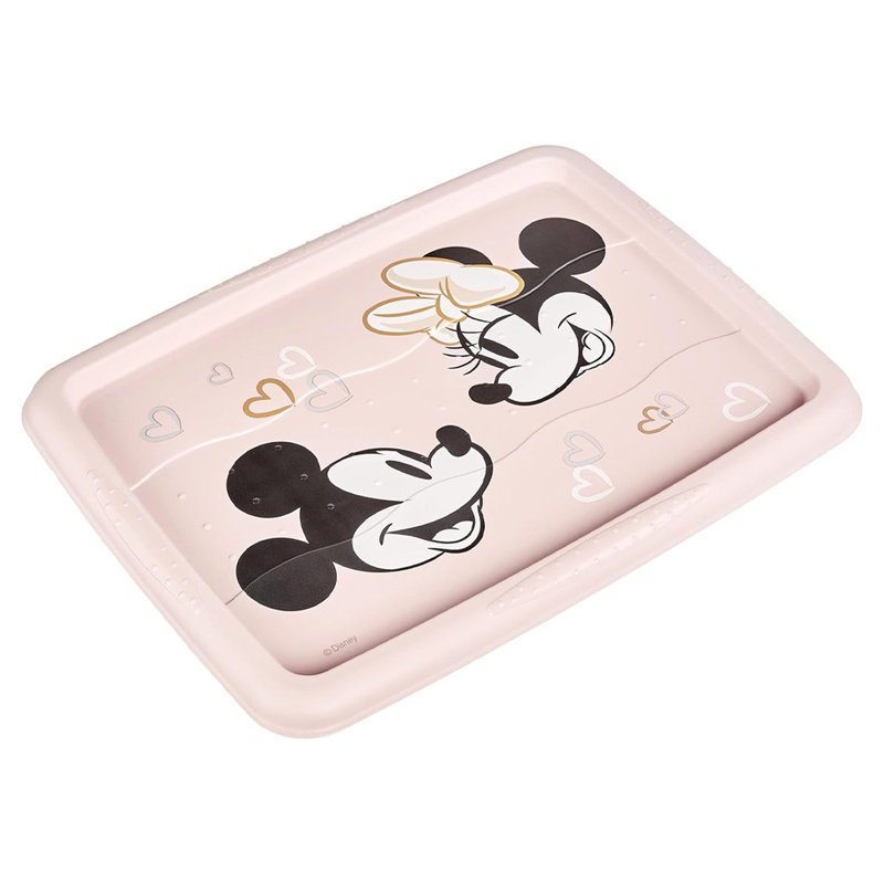 Set of 2 Minnie Mouse Turn Around Stackable Box 15 Litre with Lid, Pink