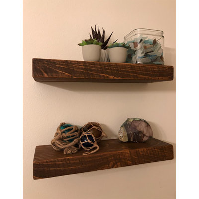 Juna 3 Piece Pine Floating Shelf