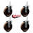 Temp Phenolic 3/4 Inch Threaded Stem Caster Set 2 Brakes SCC