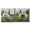 Country Barn I - ensemble de 2 reproductions sur toiles tendues-888889651