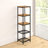 57.25"H Wilhelmine Bookcase