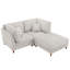 2 Seater Corduroy Corner Sofa -1487976467