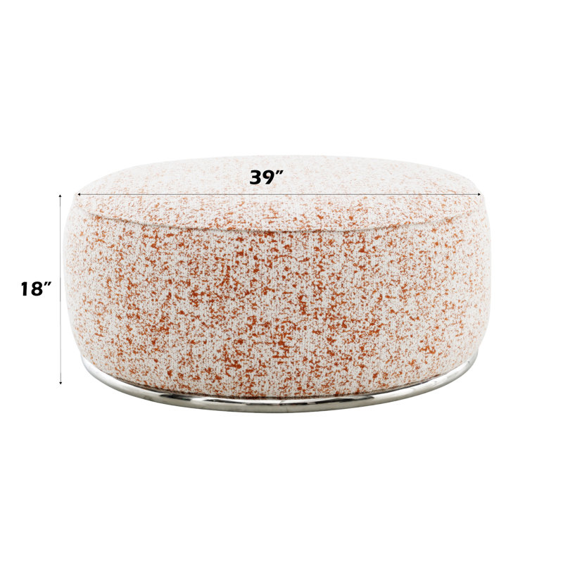 Sahara Pattern Fabric Ottoman