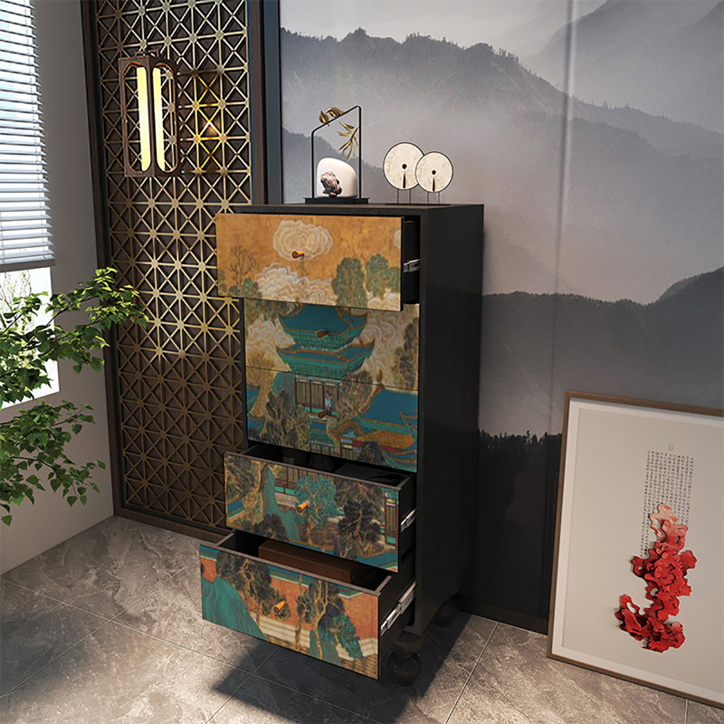 Armoire de décoration rétro multifonction