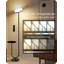 Lampe de table sur pied 63 "à DEL à intensité variable avec télécommande