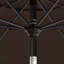 Parasol de marché en aluminium de 9 pieds Camry-1301063182