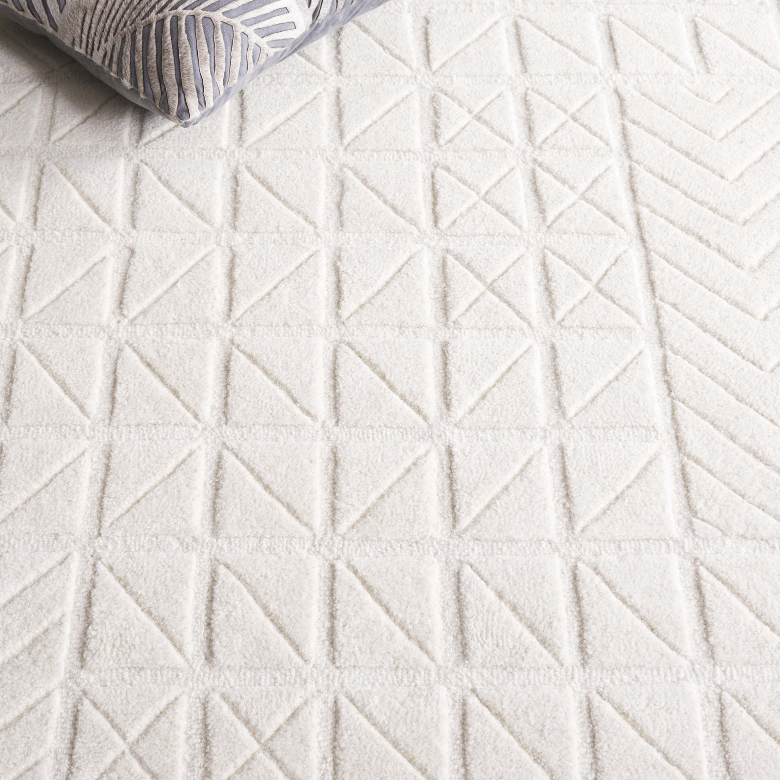 Noni Hand-Tufted Wool Geometric Rug, Rectangle 3' x 5'