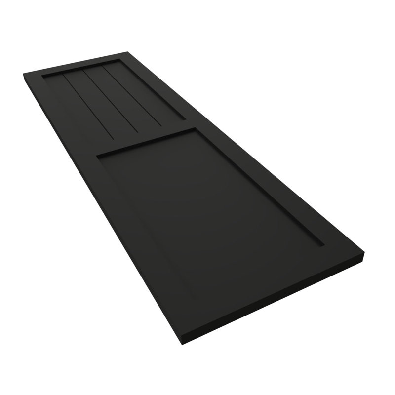 Volets combinés EnduraCore, 12"W, H 32 po, Noir