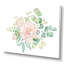 Bouquet de fleurs de rose et d'eucalyptus - Peinture sur toile-67230436-67230439