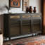 Buffet rétro en bois avec rangement élégant