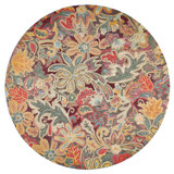 Floral Tapestry Handmade Hand Tufted Wool Spice Rug