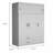 2-Drawer Rectangle Armoire