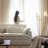 White + Black Fabric + Iron Free form Floor Lamps-1785782280