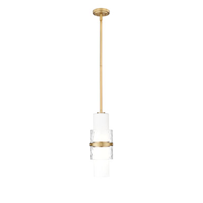Luminaire suspendu cylindrique à 1 lumière Bryelle