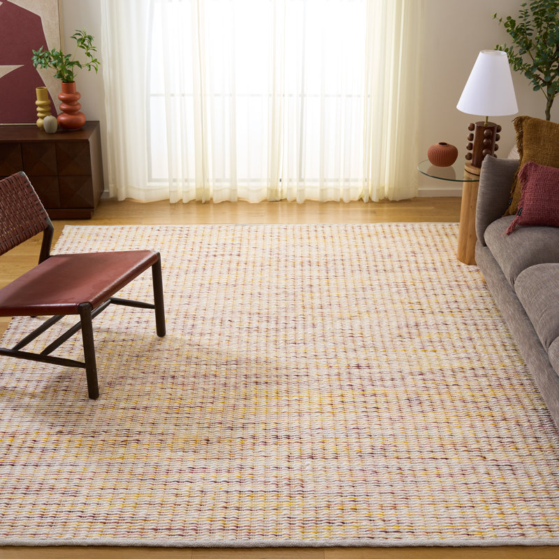 Natura Hand Woven Wool No Pattern Rug, Rectangle 8' x 10'