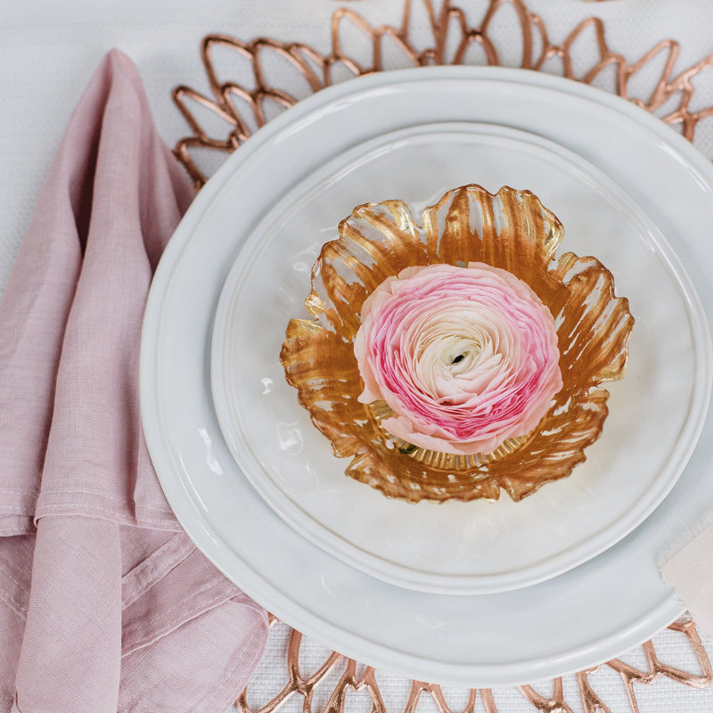 Assiette blanche Aria