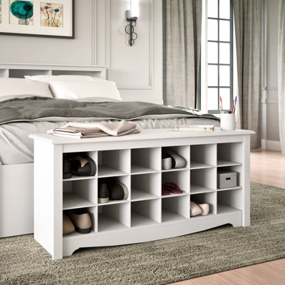 Banc de rangement pour chaussures Stearn