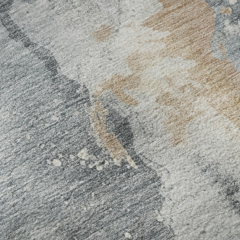 Premium Machine Washable Varroville AMF1712 Abstract Rug, Rectangle 9' x 12'