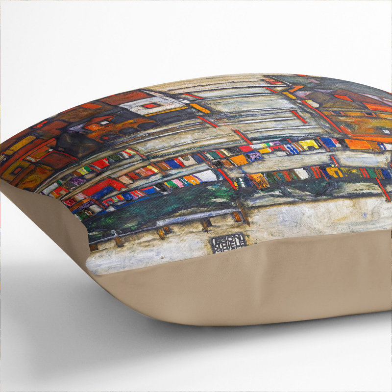 Square Cushion, Stone, 40cm H x 40cm W x 15cm D