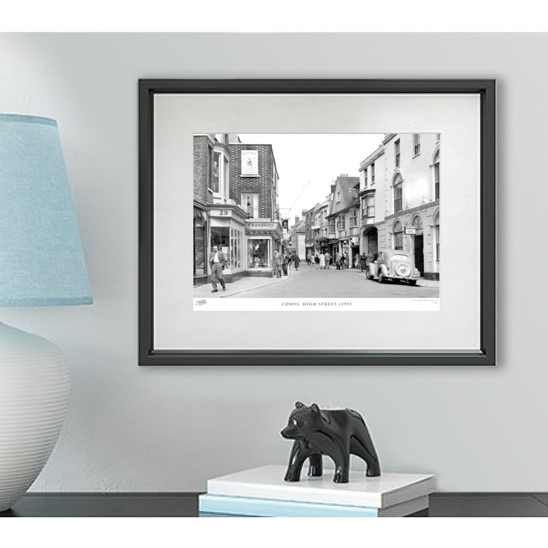 Cowes, High Street C1955 - Single Picture Frame Print, 40cm H x 50cm W x 2.3cm D
