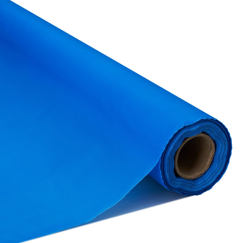 Rouleaux de nappe en plastique jetables, BLEU ROYAL