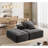 Boneless Modern Oversized Modular Sectional Sofa,Sparkling Chenille Fabric Soft Cushion Sofa With 2 Pillows,DIY Combination Tufted Sofa,No Assembly Required-39239974