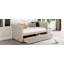 Twin Size Upholstered Daybed With Drawers, Wood Slat Support-966944571