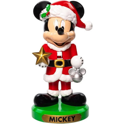 Kurt Adler Plastic Nutcrackers, Mickey Mouse, 6in