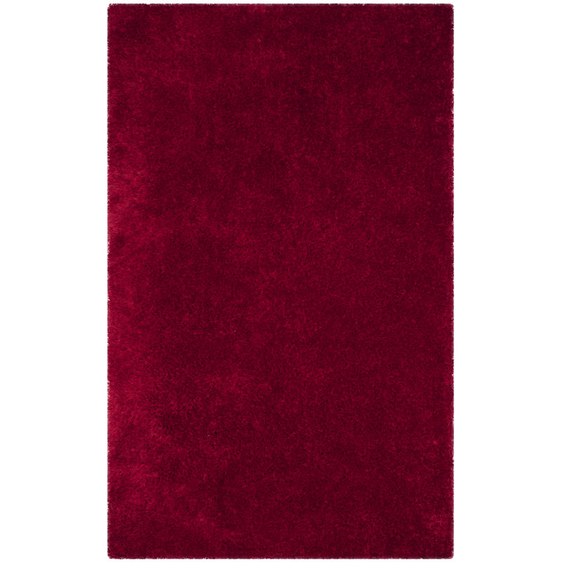 Shortt Shag Hand Tufted Performance Solid Color Rug, Rectangle 9' x 12'