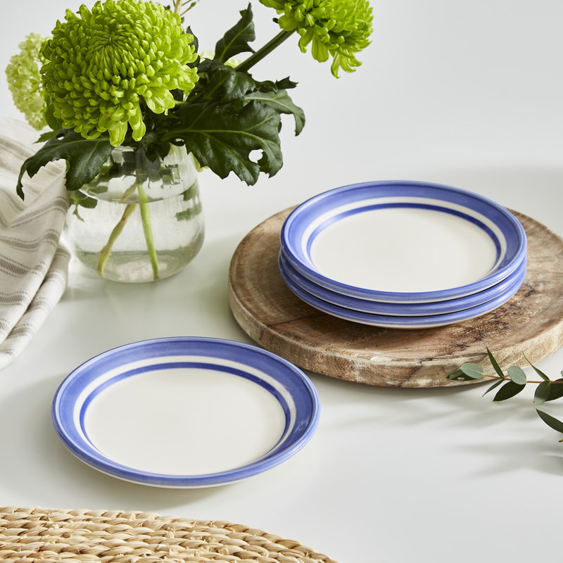 Portmeirion, Potters Stripe - Bread Plates , Blue