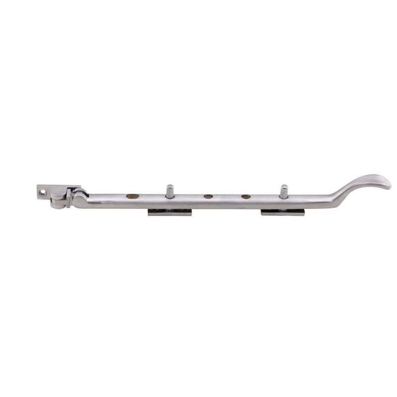 Siegmeyer Brass Curtain Hardware Accessory, Satin Chrome, 2.9cm H x 27cm W x 4.1cm D