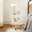 Table d'appoint roulante en acrylique avec roulettes, table d'appoint moderne pour le salon, la chambre à coucher et les bureaux