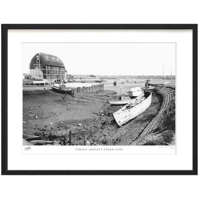 Fawley, Ashlett Creek C1955 by Francis Frith - Single Picture Frame Print