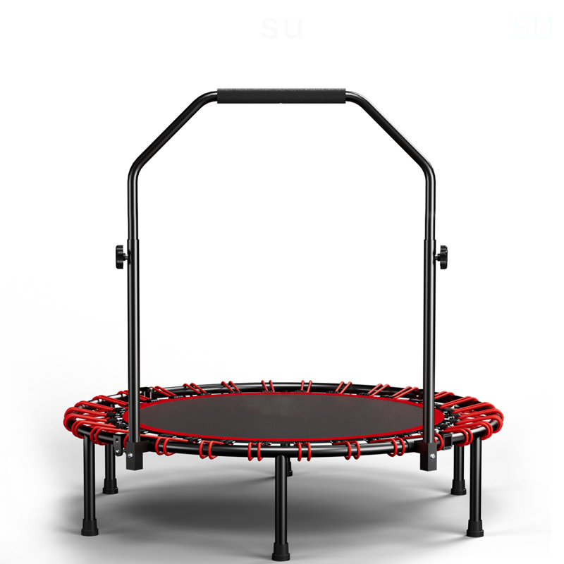 YC 40Inch Foldable Trampoline With Handle-Premium-Elastic -Black