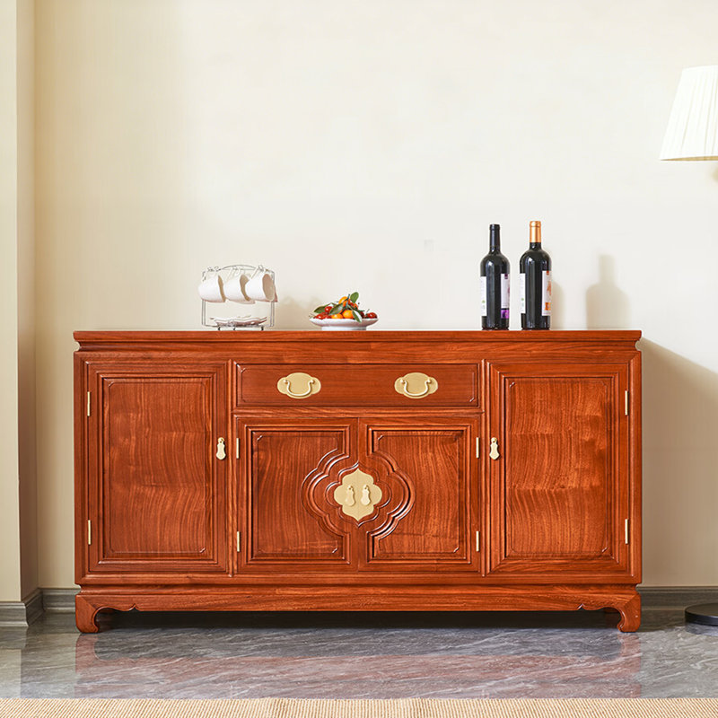 Buffet rétro simple et léger de luxe, H 33,8 po x l 57,4 po x P 16,5 po