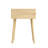 Bohemian End Table, Natural Rattan Drawer Natural Color