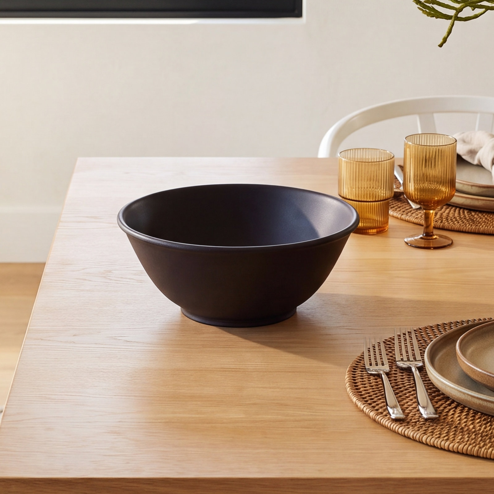Borgen Serving Bowl, Basalt
