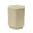 MGO Hexagonal Side Table Antique Brown Archaistic Design Small Coffee Table Indoor Outdoor Durable