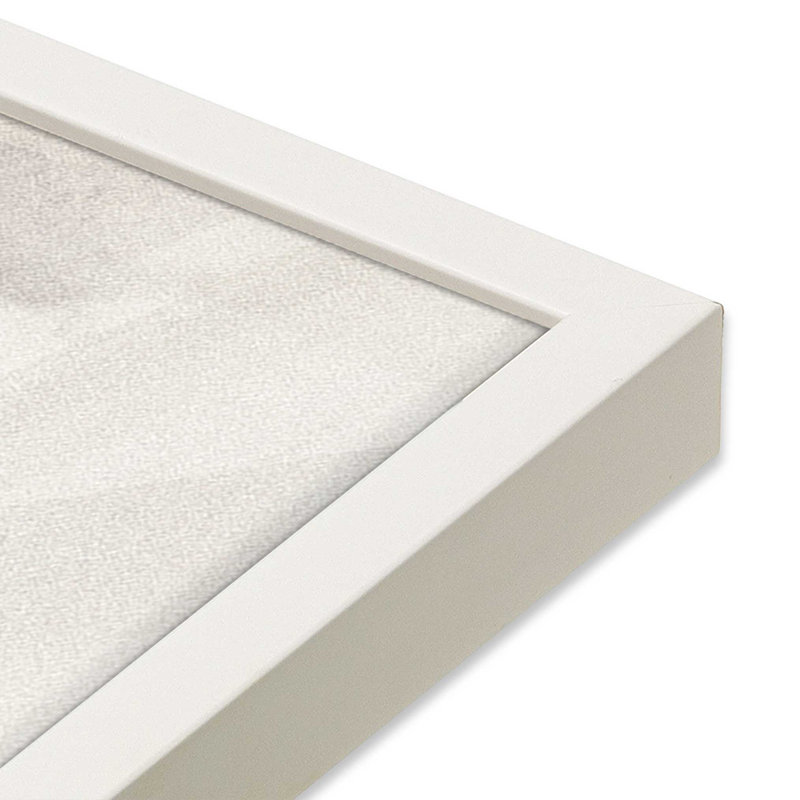 Mocha Musings I, Cadre simple blanc opaque, H 17 po x l 13 po