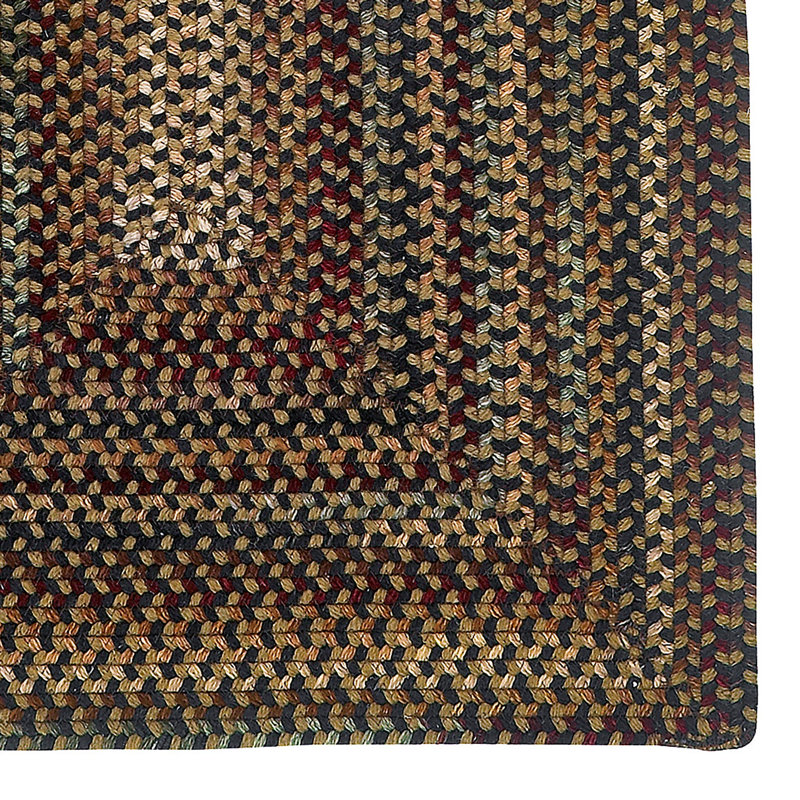 Fort Lupton Wool Indoor Rug, Concentric Square 3'