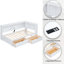 Lit de jour en bois avec ports USB, tiroirs-1036180470