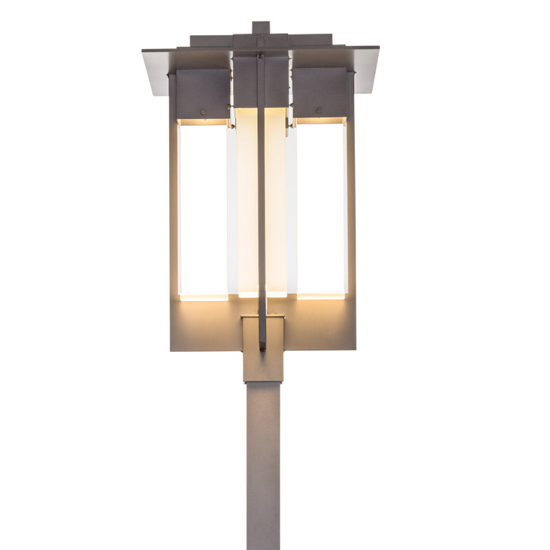 Tête de lanterne d'extérieur 4 lumières Axis, Acier bruni côtier