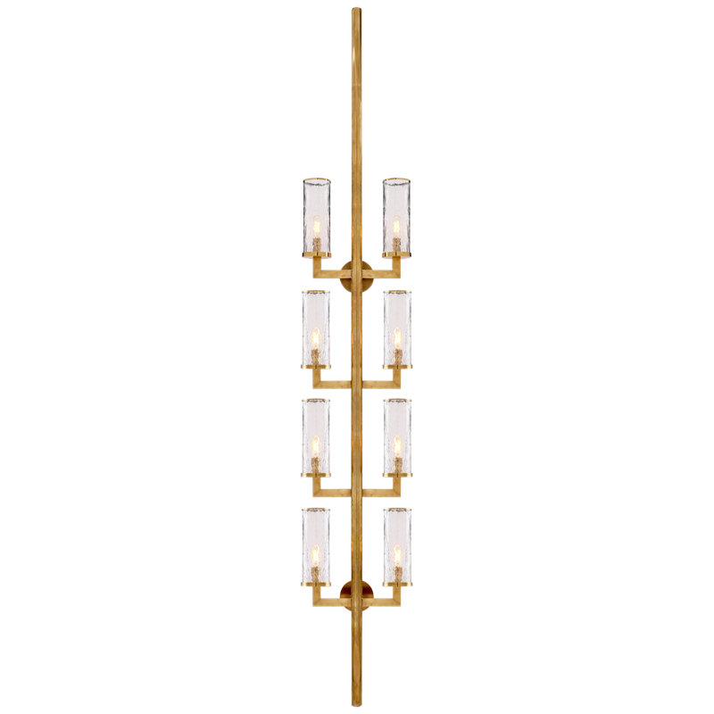 Kelly Wearstler Liaison Statement Sconce, Antique-Burnished Brass